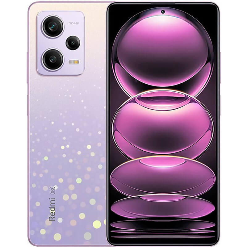 رنگ بنفش گوشی موبایل شیائومی مدل Redmi Note 12 Pro 5G - پک چین