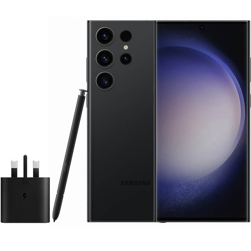 رنگ مشکی گوشی موبایل سامسونگ مدل Galaxy S23 Ultra دو سیم کارت ظرفیت 256 گیگابایت و رم 12 گیگابایت - ویتنام